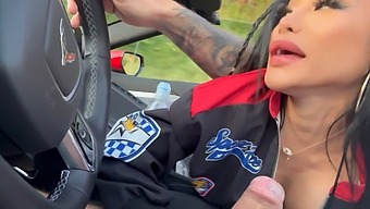 Public Pounding Of A Hardcore Brunette Milf With A Huge Cock